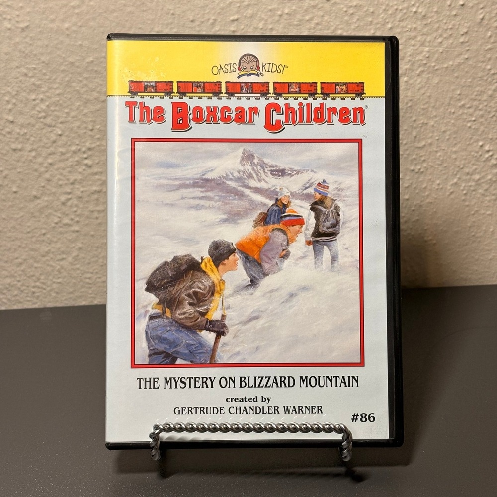 Oasis Audio The Boxcar Children CD Kids White Excellent Mystery Blizzard Mt